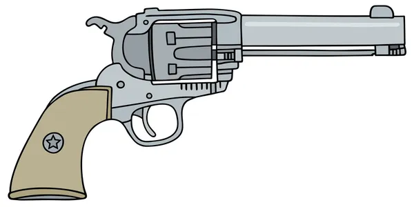 Antigua pistola americana — Vector de stock