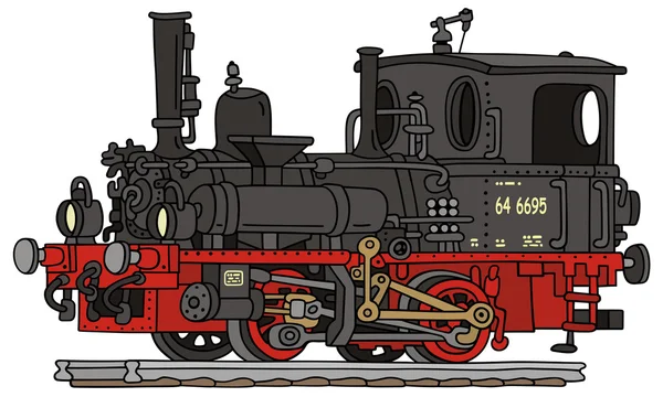蒸気機関車 — ストックベクタ