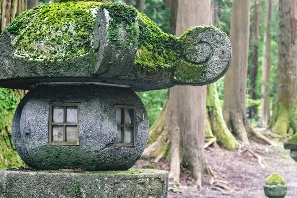 山西省藤田市 日本北口红树富士神社主门 富士山北门 — 图库照片