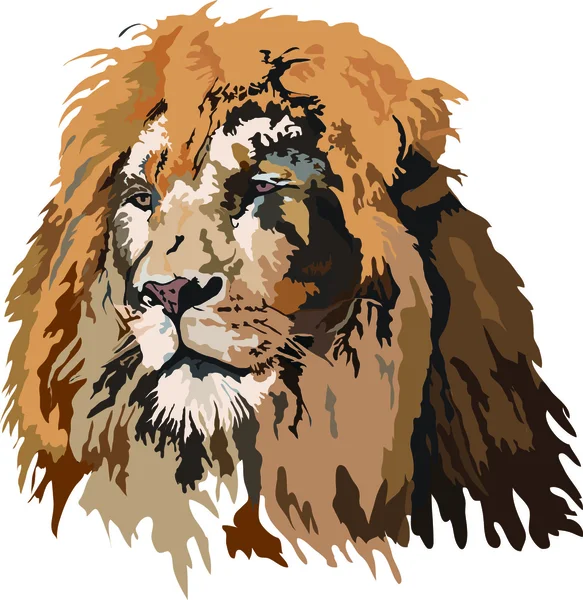 Lion — Image vectorielle