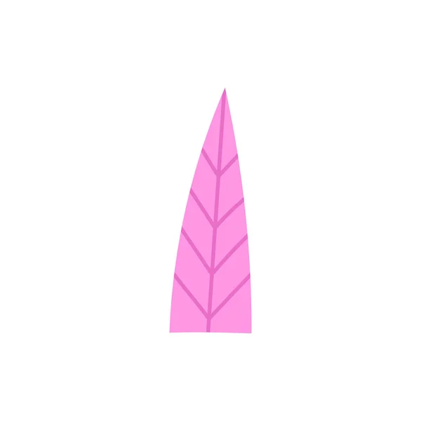 Розовый леаф — стоковый вектор