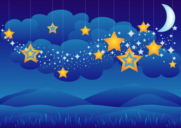 Dulces sueños — Vector de stock