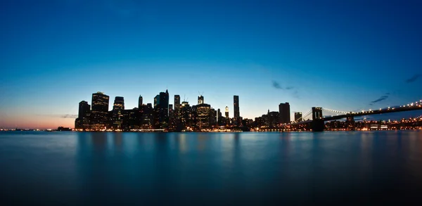 New York'ta gün batımı — Stok fotoğraf