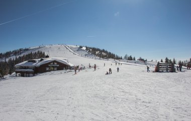 bir bad kleinkirchheim dağlarda Kayak