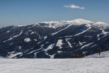 bir bad kleinkirchheim dağlarda Kayak