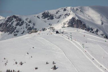 bir bad kleinkirchheim dağlarda Kayak