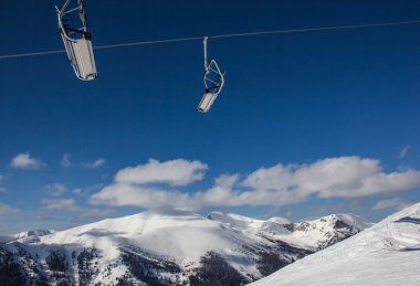 bir bad kleinkirchheim dağlarda Kayak