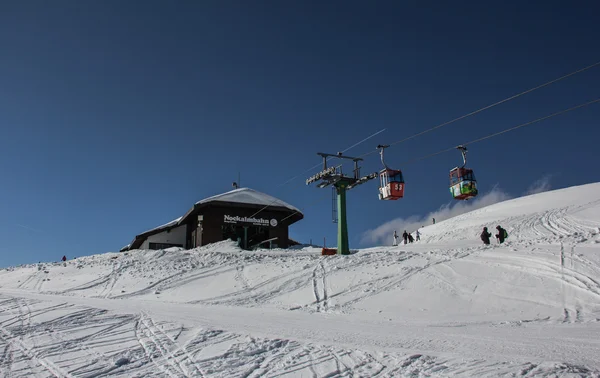 Ski dans les montagnes de Bad Kleinkirchheim Image En Vente