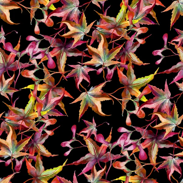 Bladeren naadloos patroon — Stockfoto