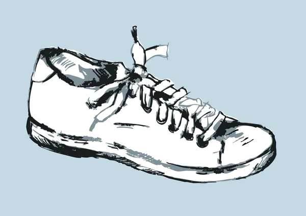 Ilustracja sneaker — Zdjęcie stockowe