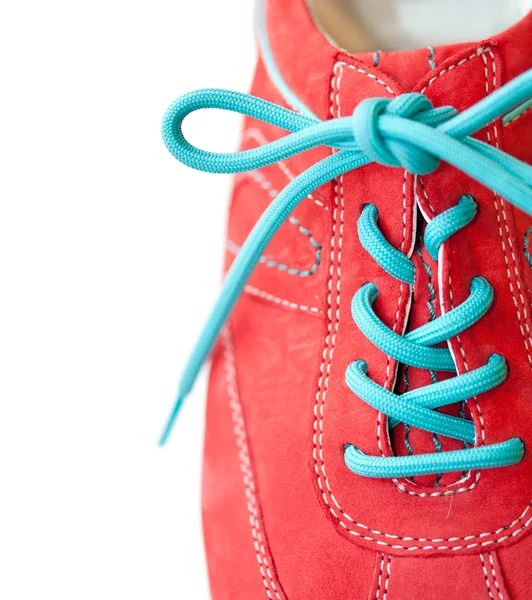 Sneaker with lace — Stock Photo, Image