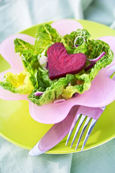 Sallad med rödbetor — Stockfoto