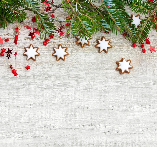 Décoration de Noël avec biscuits — Photo