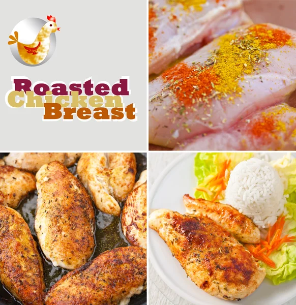 Roasted Chicken Breast — Stock Photo, Image