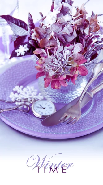 Christmas place setting — Stock Photo, Image