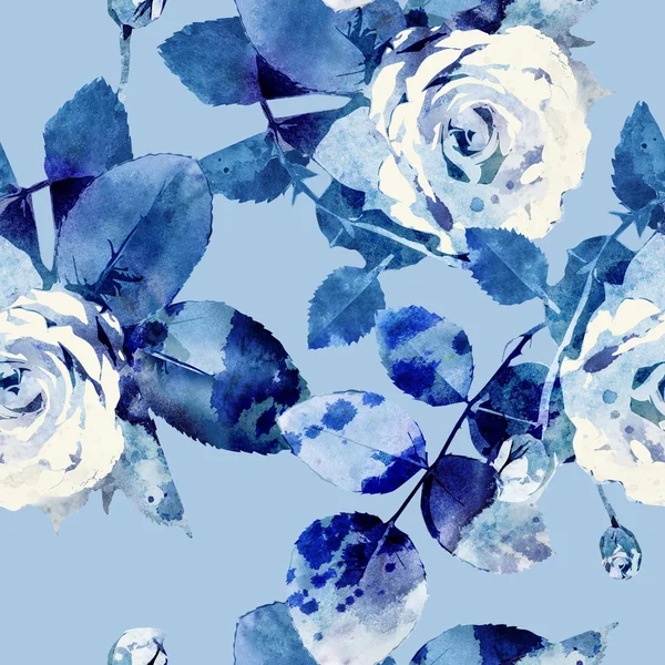 Roses Seamless Pattern — Stock Photo, Image