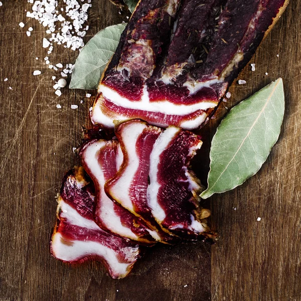 Bacon fumado — Fotografia de Stock