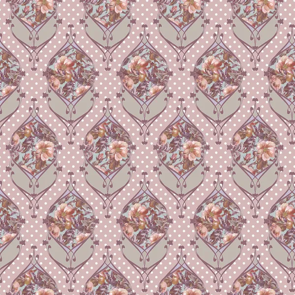 빅토리아 완벽 한 패턴 — 스톡 사진