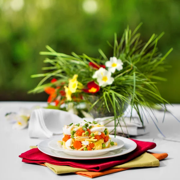 Salada de ovo de Páscoa — Fotografia de Stock