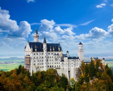Neuschwanstein castle clipart