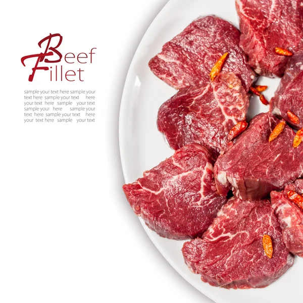 Rundvlees filet — Stockfoto