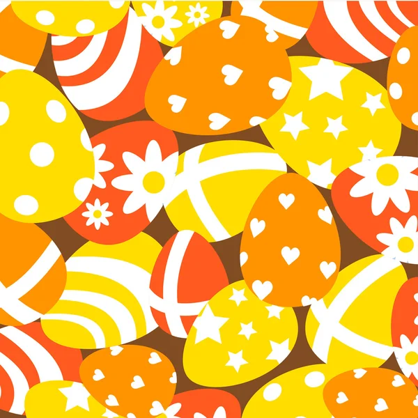 Colorato Pasqua uova texture modelli impostati — Vettoriale Stock