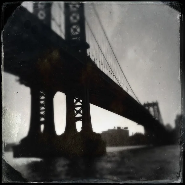 Γέφυρα Μανχάταν Νέα Υόρκη — Φωτογραφία Αρχείου