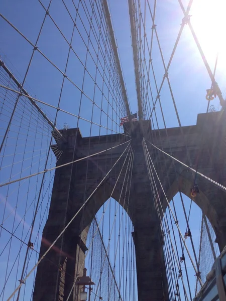 Brooklyn Bridge Nova Iorque — Fotografia de Stock