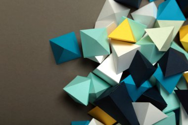 geometrik origami arka plan