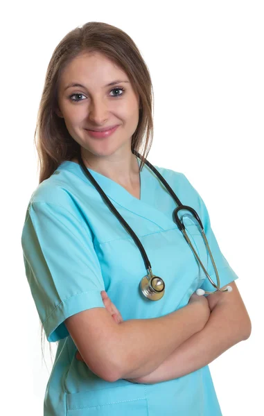 Portrait of a smiling nurse — Stock Photo, Image