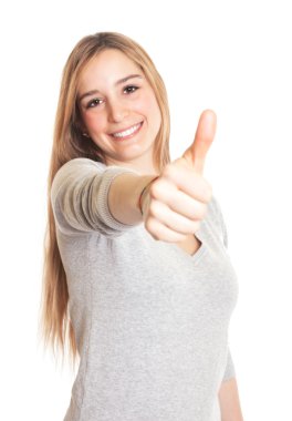 çekici bir kadın baş gösteren