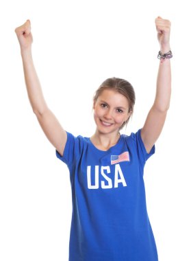 Amerikan kadını tezahürat
