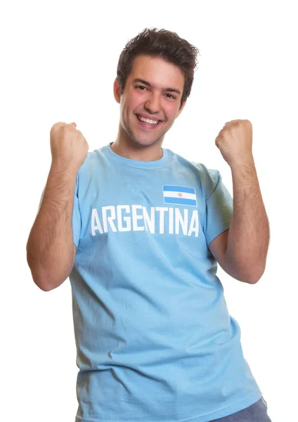 Fan Football Acclamant Argentine — Photo