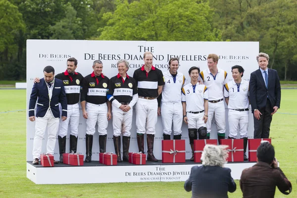 Berkshire, İngiltere - 11 Nisan 2014: Galler Prensi william ve harry