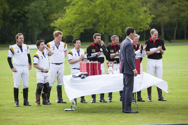 Berkshire, United Kingdom - May 11, 2014: HRH Prince William and Harry — Stock Image Berkshire, United Kingdom - May 11, 2014: HRH Prince William and Harry Royalty Free Stock Images