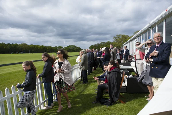 Berkshire, İngiltere: de beers Pırlanta kuyumcuları Kraliyet sadaka polo cup için 11 Nisan 2014 Konuklar katıldı