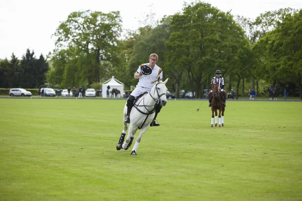 Berkshire, United Kingdom-May 11, 2014:HRH Prince Harry in attendance for the De Beers Diamond Jewellers Royal Charity Polo Cup — Stock Image Berkshire, United Kingdom-May 11, 2014:HRH Prince Harry in attendance for the De Beers Diamond Jewellers Royal Charity Polo Cup Stock Image