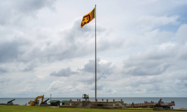 Colombo, Srilanka- 08 Aralık 2021: Sri Lanka 'nın yeşil yüzü