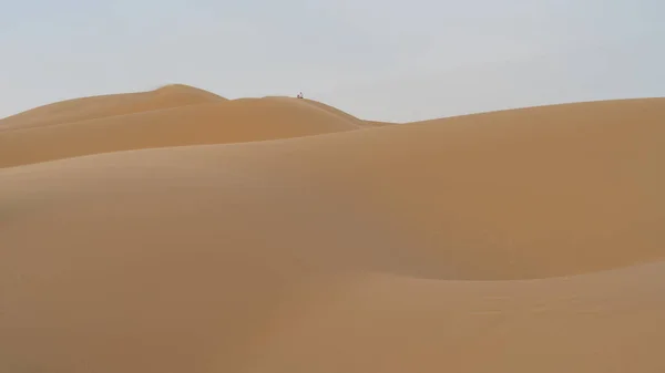 Landscape Dukhan Sand Dune Qatar Selective Focus — Stock Photo, Image