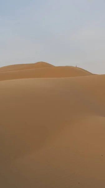 Ландшафт Дюханской Песчаной Дюны Катаре Селективный Фокус — стоковое фото