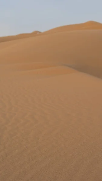 Landscape Dukhan Sand Dune Qatar Selective Focus — Stock Photo, Image