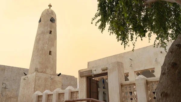 Wakrah Qatar Januari 2022 Gamla Byggnader Arkitektur Wakrah Souq Traditionell — Stockfoto
