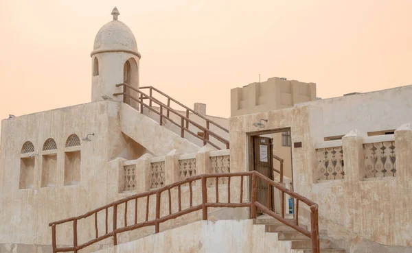 Wakrah Qatar Januari 2022 Gamla Byggnader Arkitektur Wakrah Souq Traditionell — Stockfoto