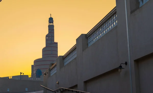 Een Van Historische Gebouw Souq Waqif Traditionele Markt Van Doha — Stockfoto