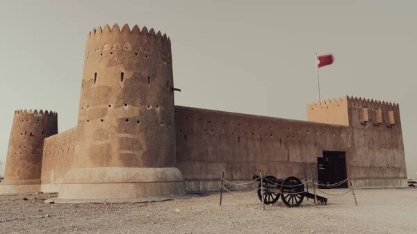 Zubara Qatar Mars 2021 Historiska Fort Zubarah Zubara Nordöstra Delen — Stockfoto