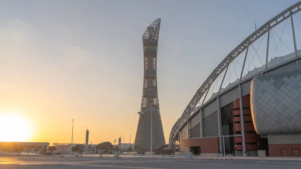 Doha Qatar Mars 2022 Khalifa International Stadium Des 2022 Fifa — Photo