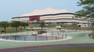 Al Khor, Qatar- Mart 03 2022: FIFA Dünya Kupası 2022, Al Bayt Stadyumu