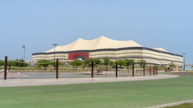Al Khor, Qatar- Mart 03 2022: FIFA Dünya Kupası 2022, Al Bayt Stadyumu
