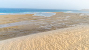 qatar adventurous place khor al udeid ,sea line beach.