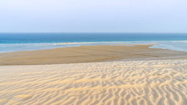 Qatar Adventurous Place Khor Udeid Sea Line Beach — Stock Photo, Image